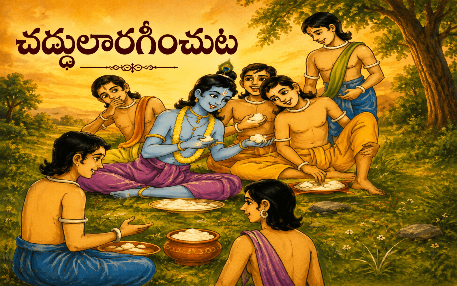చల్దులారగించుట