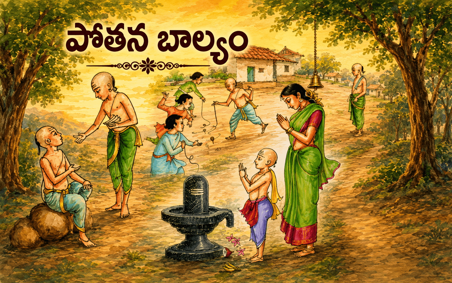 పోతన బాల్యం