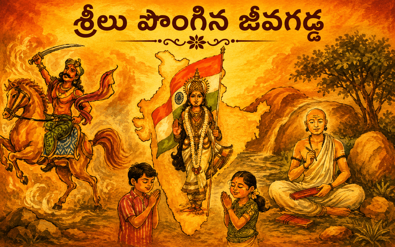 శ్రీలు పొంగిన జీవగడ్డ