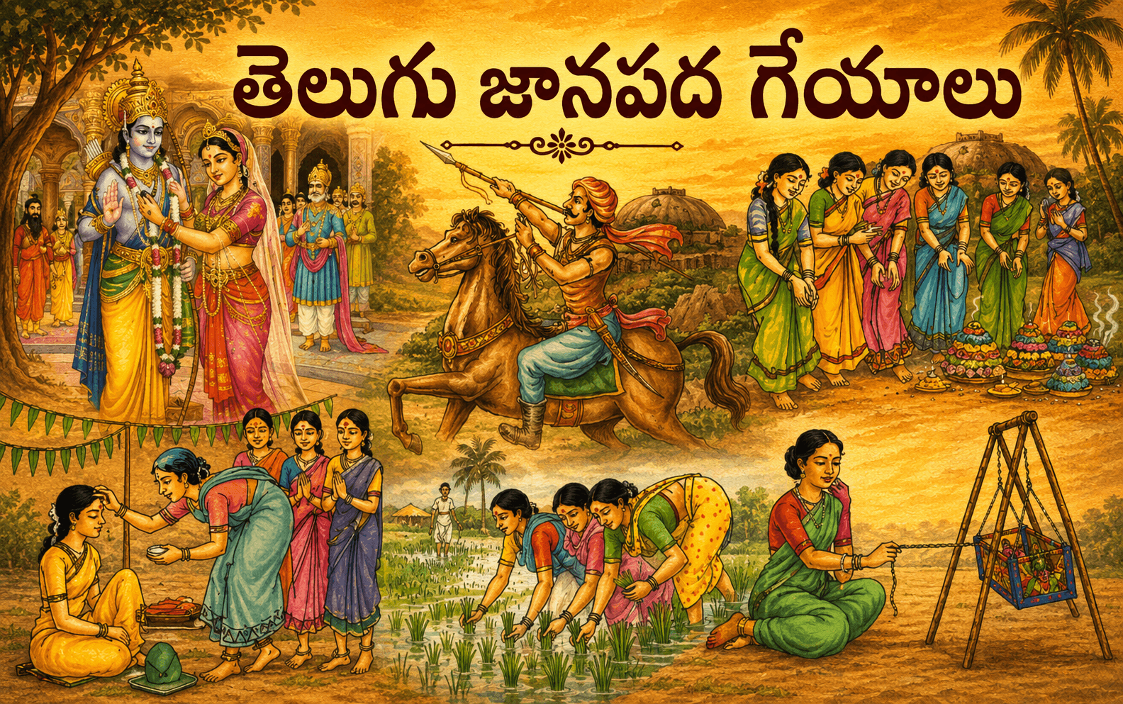 తెలుగు జానపద గేయాలు