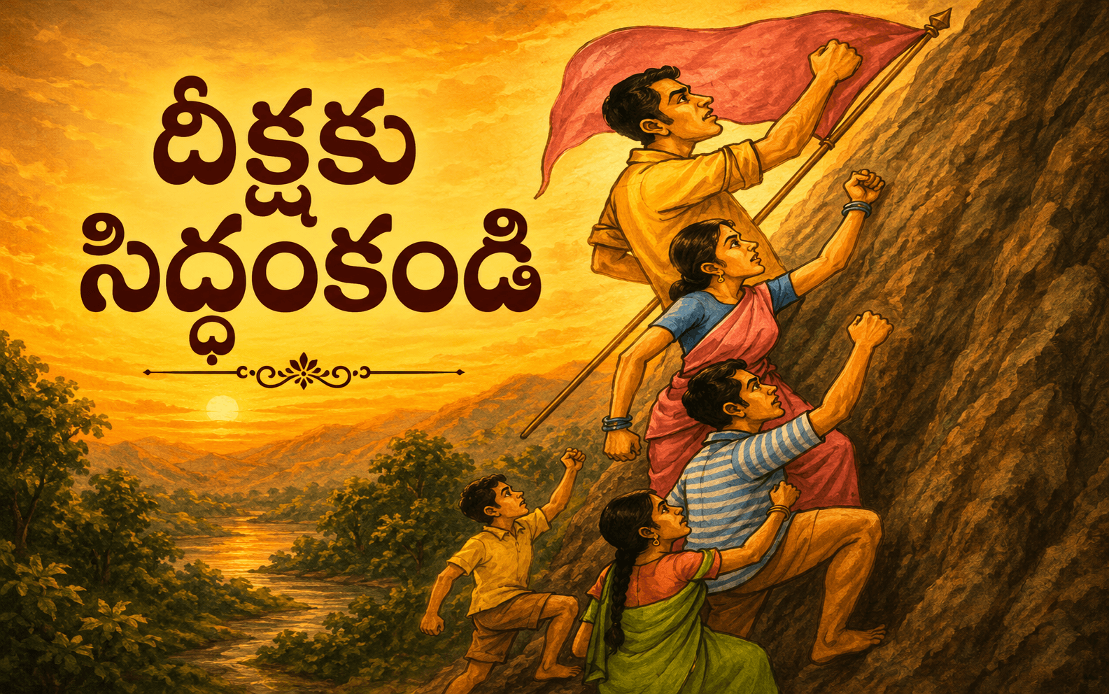 దీక్షకు సిద్ధంకండి